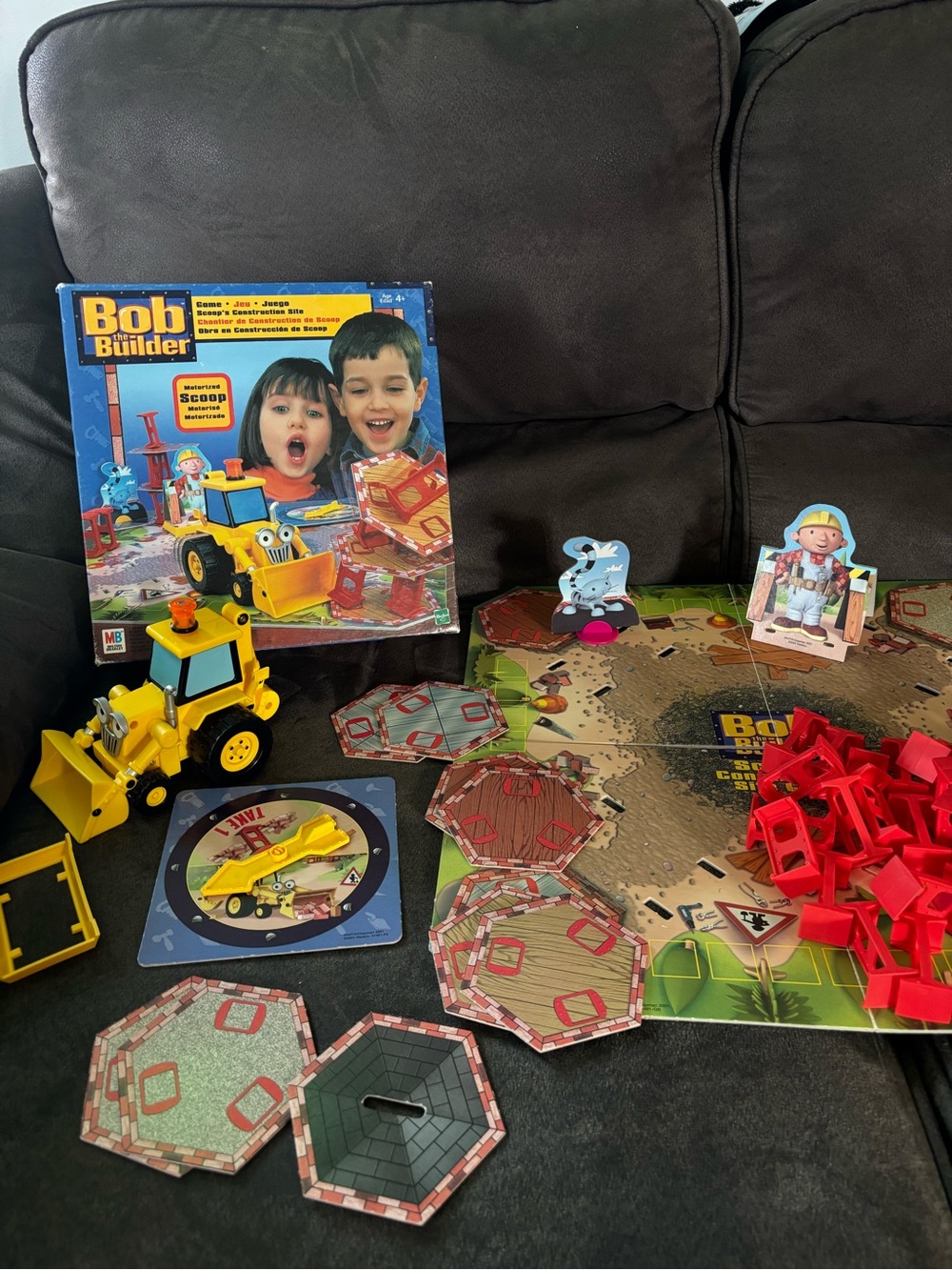 Vintage 2001 Bob the Builder: Scoop's Construction Site Game by Milton Bradley